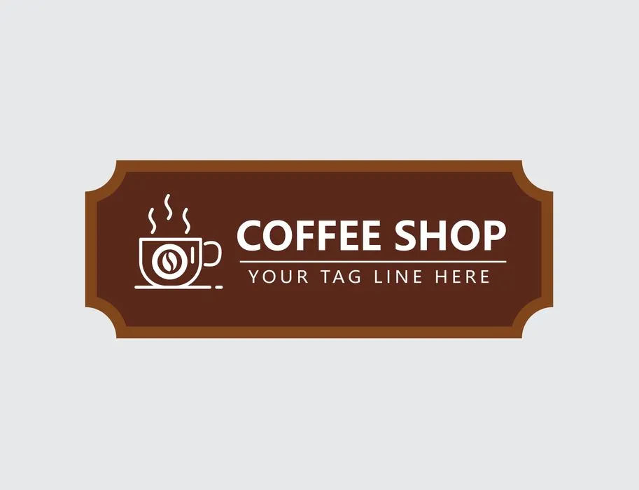 Ảnh icon biển hiệu cà phê file PSD - 002