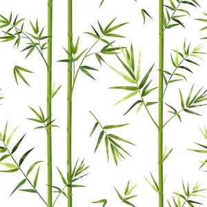 Mẫu pattern rừng cây tre phong cách nhật bản AI 033