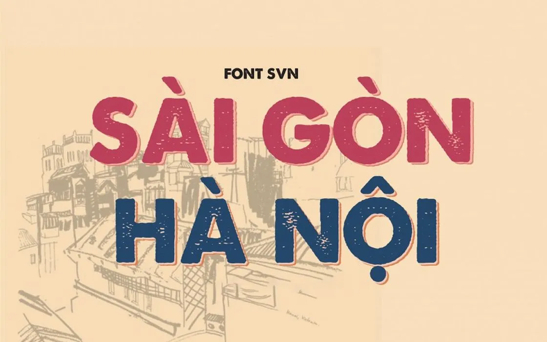 Font chữ không chân SVN A Love Of Thunder Việt hóa