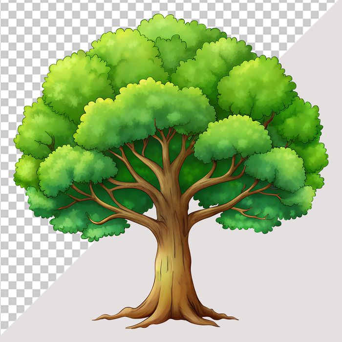 Ảnh cây lá bồ đề vector file PNG chất lượng cao - S017