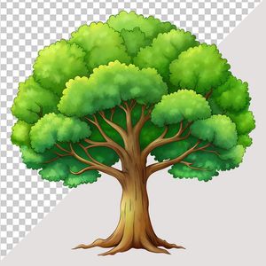 Ảnh cây lá bồ đề vector file PNG chất lượng cao - S017