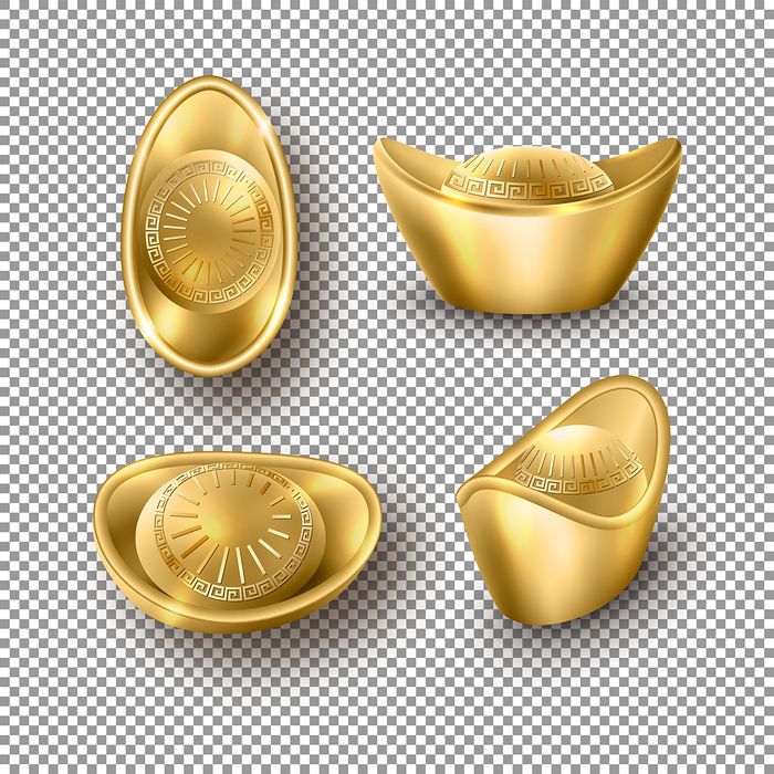 Ảnh 4 đĩnh vàng sang trọng 3D File số 083