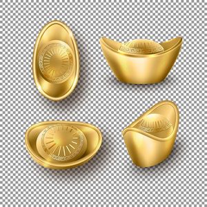 Ảnh 4 đĩnh vàng sang trọng 3D File số 083