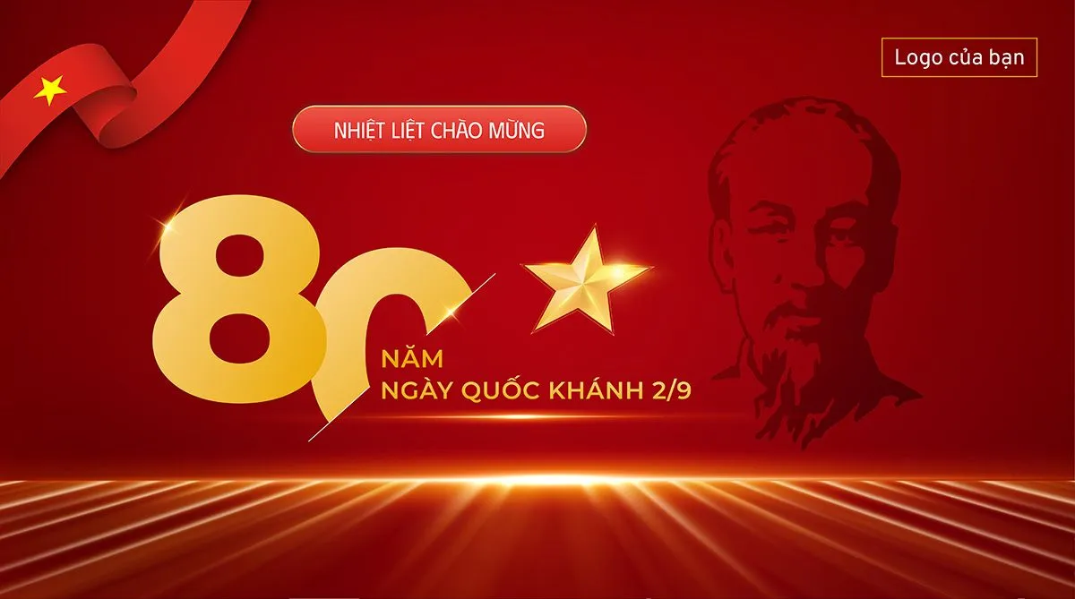 Banner Kỷ niệm 80 năm Ngày Quốc khánh Việt Nam File AI 014