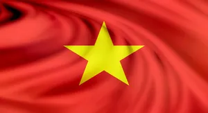 Ảnh nền cờ đỏ sao vàng Việt Nam tung bay JPG