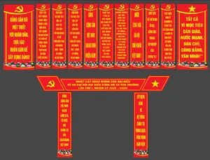 Bộ file Corel khẩu hiệu pano băng rôn tuyên truyền Đại hội Đảng 2025 – 2030