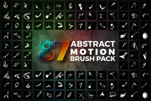 Bộ Brush 87 hiệu ứng dải sáng huyền ảo, hồ quang lấp lánh