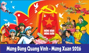 Bộ 6 tranh pano cổ động tuyên truyền đại hội mừng đảng mừng xuân file corel