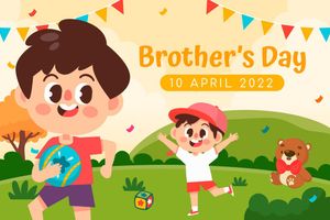 Mẫu banner, background trẻ vui chơi trên đồng cỏ ngày lễ thiếu nhi - CR886