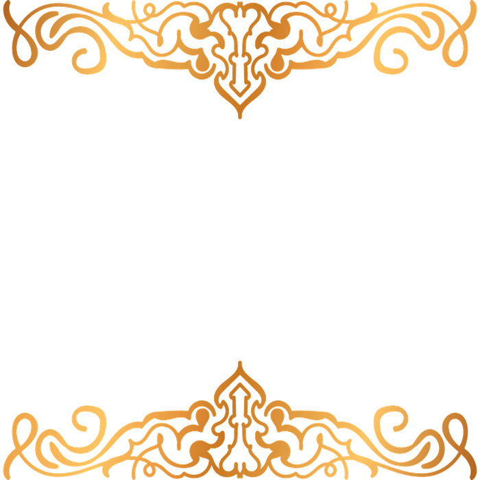 Mẫu khung hoa văn góc thiệp cưới chất lượng cao vector File PNG 028