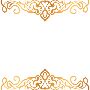 Mẫu khung hoa văn góc thiệp cưới chất lượng cao vector File PNG 028