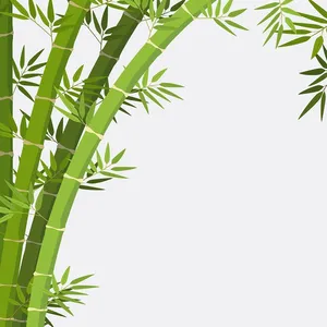 Mẫu ảnh mình họa rừng cây tre phong cách nhật bản AI 034