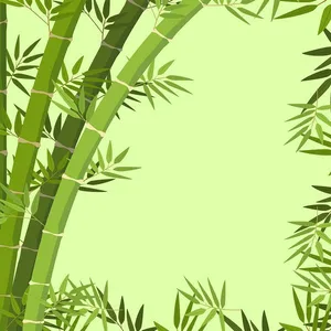 Mẫu backgroud cây tre tranh màu nước file AI 0559