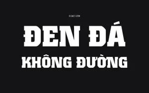 Font chữ cứng cáp mạnh mẽ UTM-Colossalis Việt hóa