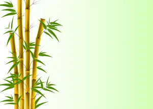 Mẫu backgroud cây tre màu vàng vector file AI 102