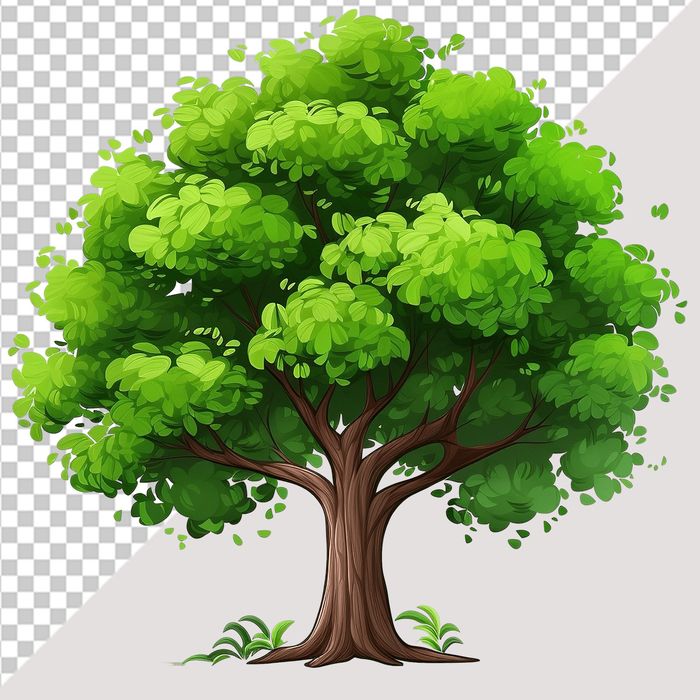 Ảnh cây xanh vector file PNG chất lượng cao - S009