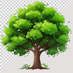 Ảnh cây xanh vector file PNG chất lượng cao - S009